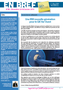 En Bref 70, l’actualité CAHPP