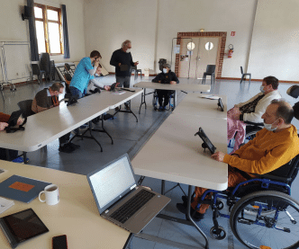 photo d'une formation dans l'établissement Hélène Borel