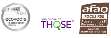 Logo rse ecovadis thsqe et afaq