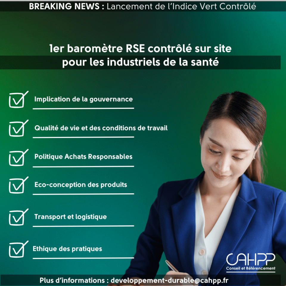 Design (2) Indice vert Contrôlé